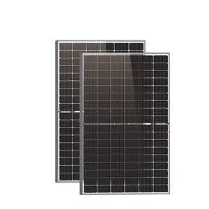 日新全黑优质微型320w太阳能电池板家用太阳能电池板