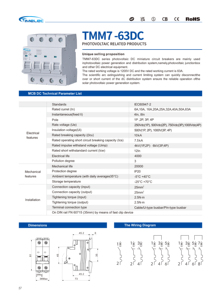 ผลิตภัณฑ์ที่เกี่ยวข้องกับแผงโซลาร์เซลล์ 1P 1~5A รุ่น TMM7-63 - Product Image 4