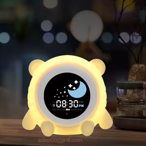Groothandel Slimme Alarmklokken Kinderen Kleine Klok Cartoon Slaapkamer Bedlampje Slaaptrainer Digitale Klokken Leveranciers - Product Image 5