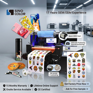 High Quality <b>A3</b> UV DTF Flat <b>Printer</b> 2400dpi Auto Visual Positioning Speed Small Inkjet for Logo Sticker Printing Camera <b>A3</b> a - Product Image 1