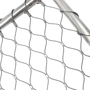 Malla de seguridad de cable de acero inoxidable de 2 mm para balaustradas, tejido liso flexible con soldadura y corte para cercas y zoológicos - Product Image 4
