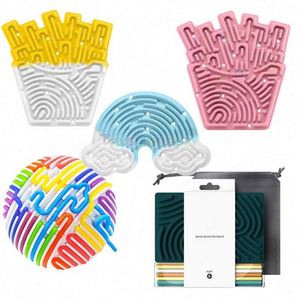 Juguetes Sensoriales Antiestrés Personalizados al por Mayor con Logotipo, Set de Juguetes Creativos Silenciosos de Plástico, Silicona y Espuma para Niños con TDAH - Product Image 3