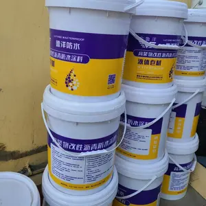 Factory Sale Roof Waterproofing Liquid Bituminous Waterproof Membrane Coating Elastomer Liquid Rubber Coating