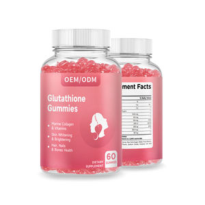 Glutathione Gummies Skin Brightening Antioxidant Whitening Supplement <b>Gummy</b> <b>Candy</b> - Product Image 1