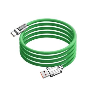 Vente en gros de câble de chargement USBA USB C micro USBL souple en silicone personnalisé pour iPhone Samsung Huawei - Product Image 5