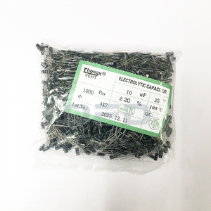 <span class=keywords><strong>Condensateur</strong></span> électrolytique en aluminium 10µF 25V 4x7mm 20% à travers trou, composant <span class=keywords><strong>électronique</strong></span> en gros, <span class=keywords><strong>condensateur</strong></span> électrolytique 10µF - Product Image 5