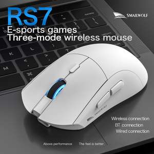 Souris de jeu sans fil haute vitesse RS7 avec suivi 650IPS, accélération 50G et capteur de précision PAW3311 - Product Image 5