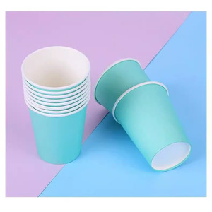 Vasos de Papel Desechables de Colores para Manualidades, Educación Temprana, Niños, Vasos de Color Puro al por Mayor - Product Image 5