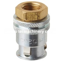 Brass Car Tire Pump 1/4 Joint H-5265 H-4660A Locking Air Chuck Inflation Clamp for OLIVER