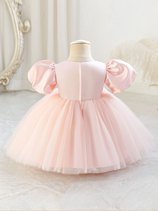 Abito da cerimonia per bambina 2026, nuovo stile, per 8 <span class=keywords><strong>mesi</strong></span> - <span class=keywords><strong>2</strong></span> anni, vestito da festa soffice e lussuoso per compleanno e matrimonio - Product Image 4