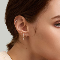 Boucles d'oreilles clous en argent sterling 925 plaqué or Lotus, pendentifs, bijoux fins, boucles d'oreilles de luxe pour femmes, haute qualité 2026