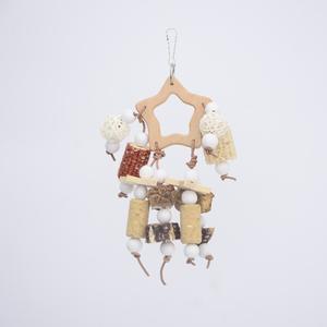 Đồ chơi chim, đồ chơi nhai, đồ chơi gặm nhấm cho lồng vẹt, đồ chơi ngô, hạt gỗ nhiều màu, đồ chơi giải trí cho vẹt nhỏ và trung bình. - Product Image 4