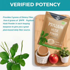 Poudre de Psyllium de Qualité Supérieure à Marque Blanche OEM, Pureté 99%, Complément Alimentaire Naturel en Fibres pour la Digestion, Certifié GMP - Product Image 5
