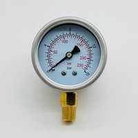 Shock Proof Pressure Gauge Pressure Instrument 63mm-150mm Diameter