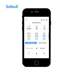 เครื่องวัดฝุ่นแบบพกพา Safewill OEM รุ่น ES80A-PDM สำหรับวัด PM2.5 PM10 TSP อุณหภูมิ ความชื้น และวิเคราะห์ก๊าซอากาศ - Product Image 3