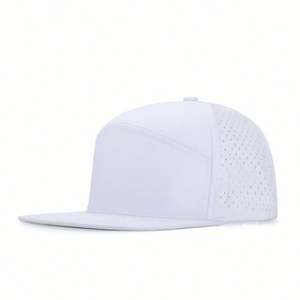 Gorro de Béisbol de Alta Calidad de 6 Paneles, Impermeable, con Visera Plana, Estilo Hip Hop Personalizado para Deportes al Aire Libre y Viajes - Product Image 6