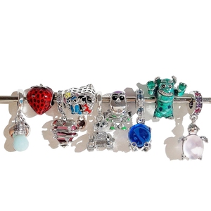 Haute qualité 925 bijoux en argent Sterling breloques Pan bricolage accessoire <span class=keywords><strong>Dora</strong></span> breloques pour la fabrication de bijoux perles breloque Fit femmes - Product Image 1