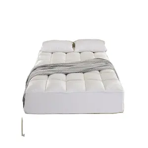 Grand service de commande OEM Protecteur de matelas imperméable blanc délicat taille reine edredones de matrimonios