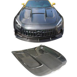 Couverture de moteur en fibre de carbone <span class=keywords><strong>prix</strong></span> usine de style série noire pour capot <span class=keywords><strong>Amg</strong></span> gt <span class=keywords><strong>gts</strong></span> gtc gtr de haute qualité - Product Image 1