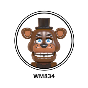WM6074 FNAF Mini <span class=keywords><strong>Five</strong></span> Nights <span class=keywords><strong>at</strong></span> <span class=keywords><strong>Freddy</strong></span>'s Chica Bonnie Foxy Jeu d'horreur d'<span class=keywords><strong>anime</strong></span> Blocs de construction éducatifs Jouets cadeaux pour enfants - Product Image 3