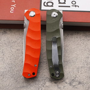 Navaja Plegable EDC 2026 de Fábrica, Hoja D2 con Acabado Stonewashed, Mango G10, Navaja de Bolsillo - Product Image 3