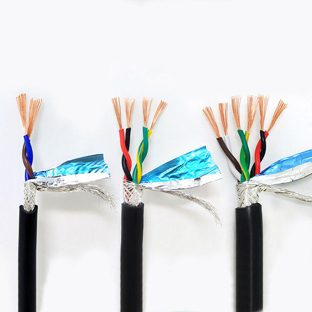 0.3Mm2-2.5Mm2 Rvsp Twisted Pair 2/4/6/8 Core Shielded Wire 485 Signal Wire Is Suitable for Anti-Wave Interference