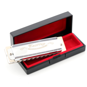 Harmonica <span class=keywords><strong>diatonique</strong></span> en métal EASTTOP T008, <span class=keywords><strong>harpe</strong></span> de blues populaire avec service OEM pour les bassistes et les joueurs de blues - Product Image 1