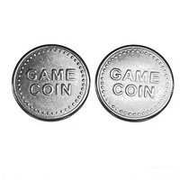 Prix d'usine Jetons de jeu en acier inoxydable 24*1.85MM pour machines de jeu d'arcade et distributeurs automatiques