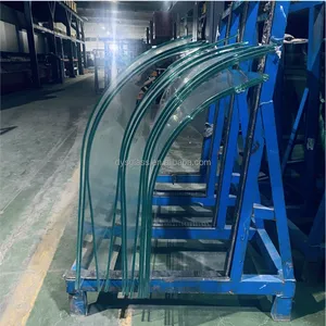 China suppliers glass factory curved glass sunroom greenhouse bend tempered glass panels UAE Dubai