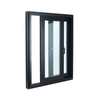Ventanas Corredizas Modernas de Aleación de Aluminio con Rotura de Puente Térmico y Puertas Resistentes a Huracanes con Aislamiento Acústico y Térmico para el Hogar
