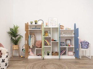 Estantería de madera moderna y cómoda para niños, armario <span class=keywords><strong>Montessori</strong></span> seguro para dormitorio, sala de estar, escuela o centro comercial para niños pequeños - Product Image 2