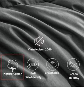 中国工厂豪华酒店家居舒适鸭毛羽绒被棉套特大床单套装 - Product Image 4