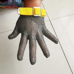 Nuevos Guantes de Seguridad Anticorte de Acero Inoxidable con Malla de 5 Dedos EN388/5 ANSI 9 Sin Recubrimiento, Resistentes a Cortes, Desgarros y Abrasión - Product Image 3
