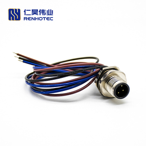 <span class=keywords><strong>RCA</strong></span> ถึง M12สายวิดีโอ4พิน M12สายเชื่อมต่อเซ็นเซอร์กันน้ำ - Product Image 2