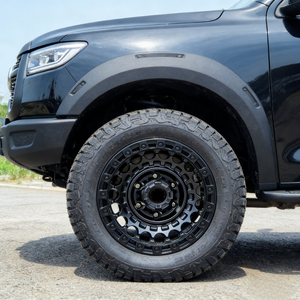 Jantes forgées sur mesure tout-terrain avec anneaux de blocage de pneus run-flat noirs, jantes 4x4 adaptées à la Dodge Charger <span class=keywords><strong>6x</strong></span> 139.<span class=keywords><strong>7</strong></span> 17x8.5 -10 -28 - Product Image 3