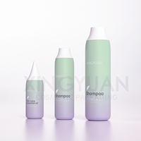 Bouteille de distributeur d'huile nettoyante pour le visage en plastique RPET durable de 120ml 500ml avec capuchon rabattable pour bouteille de revitalisant pour cheveux