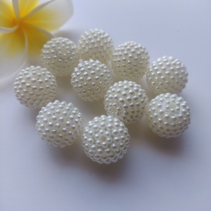 Fabrik Großhandel ABS bunte Bay berry Fruit <span class=keywords><strong>Pearl</strong></span> Perlen für DIY Dekoration - Product Image 2