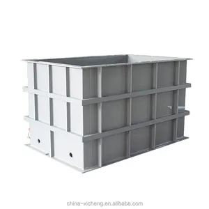 10000 litres industrial wastewater collection processor beige/gray square/rectangular polypropylene plastic water storage tanks