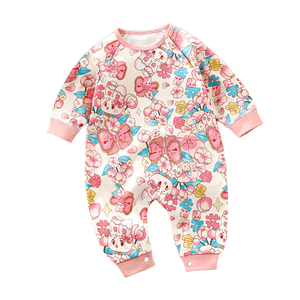 Ropa de Bebé, Mono de Algodón Puro para Recién Nacidos, Pijama sin Costuras de Manga Larga, Unisex, Ecológico, Suave y Transpirable - Product Image 1
