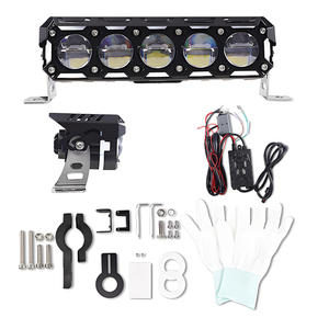 ไฟสปอร์ตไลท์ LED 120W 20000LM กันน้ำสำหรับมอเตอร์ไซค์ ไฟสปอตไลท์แบบสองสี ไฟตัดหมอก ไฟสูง-ต่ำ ไฟเสริม - Product Image 1