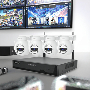 Système de caméra de sécurité sans fil 5MP, vision nocturne couleur, capteur CMOS, grand angle, WiFi, audio bidirectionnel, HDD/Cloud, <span class=keywords><strong>NVR</strong></span> <span class=keywords><strong>16</strong></span> <span class=keywords><strong>canaux</strong></span> - Product Image 3