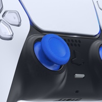 Manettes analogiques bleues antidérapantes de remplacement personnalisées pour PS5, accessoires pour manettes Dual Sense PS5