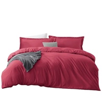 Parure de lit double de luxe pour hôtel, mobilier hôtelier 5 étoiles, 100% coton, housse de couette et drap plat