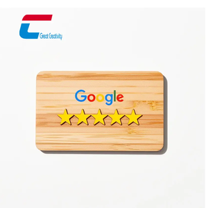 Tarjetas de visita NFC con código QR personalizado Facebook Tiktok Social Media <span class=keywords><strong>Google</strong></span> Reviews Tarjeta NFC de madera - Product Image 6
