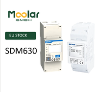 Kit de Medidor Inteligente Trifásico DEYE SDM630MCT RS485 Modbus CT Clase 0.5S Precisión 9999A Corriente Máxima Pantalla LED/LCD 5A