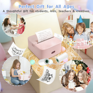 Imprimante thermique <span class=keywords><strong>d</strong></span>'autocollants VTR Mini pour la création <span class=keywords><strong>d</strong></span>'autocollants portables pour téléphone/carnet/<span class=keywords><strong>photo</strong></span>/autocollants personnalisés et scrapbooking - Rose - Product Image 3