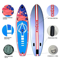 Tabla de Paddle Surf Inflable Profesional ACEHERO con Aleta Extraíble de 10'6\"x33\"x6\", Tabla de Paddle Inflable para Yoga y Pesca con Accesorios
