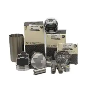 Aksesori piston ekskavator mini 87MM V2203 V2403 untuk suku cadang kubota aftermarket izumi piston dan liner 16423 21112-