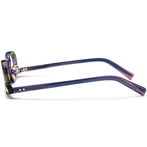Monture de lunettes optiques en acétate Borregls pour femme, nouveau design 2025, petites lunettes ovales vintage, lunettes de vue rétro, lunettes optiques 19175 - Product Image 5