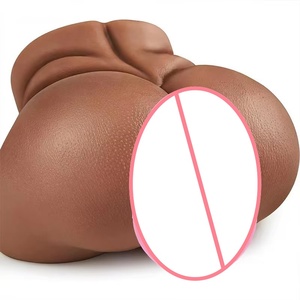 Poupée sexuelle réaliste marron texturée, grande taille, pour hommes – Jouet de masturbation masculin - Product Image 1